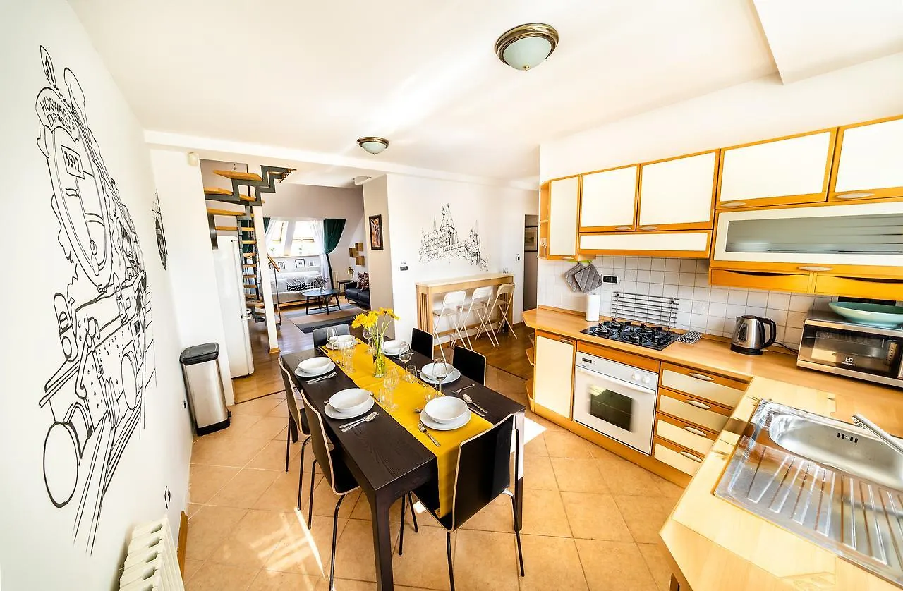 4Br 3Bath Balcony Central Harry Potter Penthouse Praga
